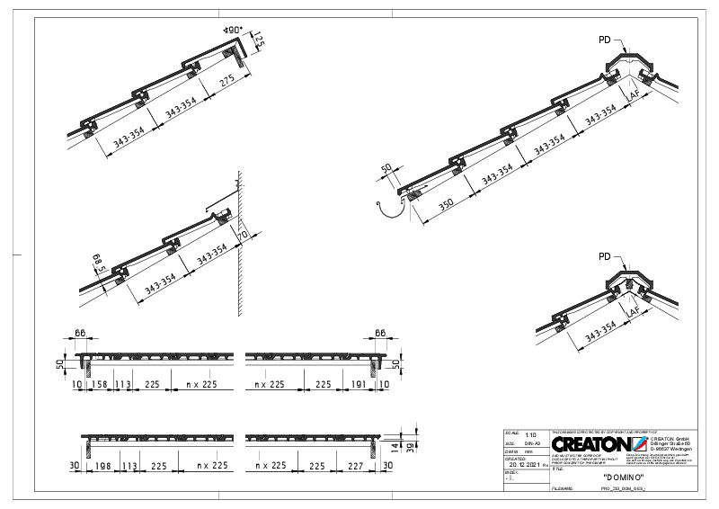Drawing DOMINO general view GES