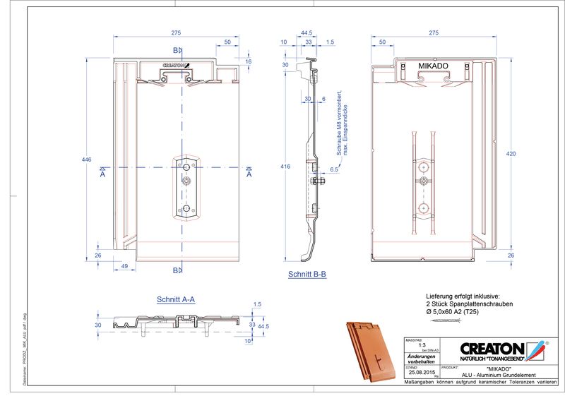 Product CAD file MIKADO base, aluminium GRUNDALU