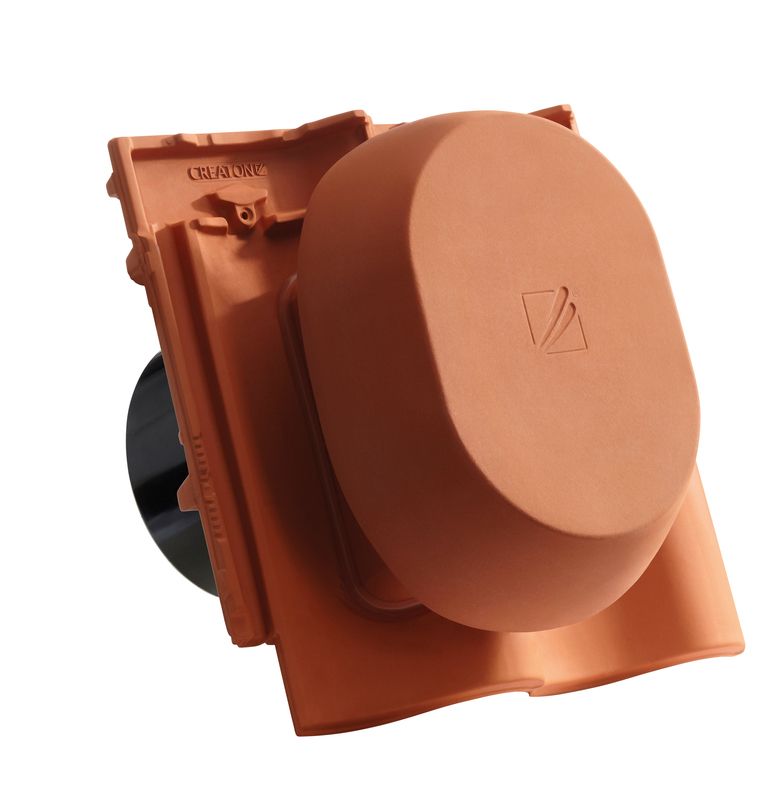 Ventilateur anti-buées SIGNUM MEL en céramique DN 200 mm, adaptateur de raccordement pour sous-toiture inclus