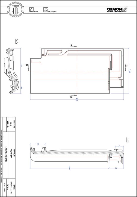 Product CAD file FUTURA halve pan LH