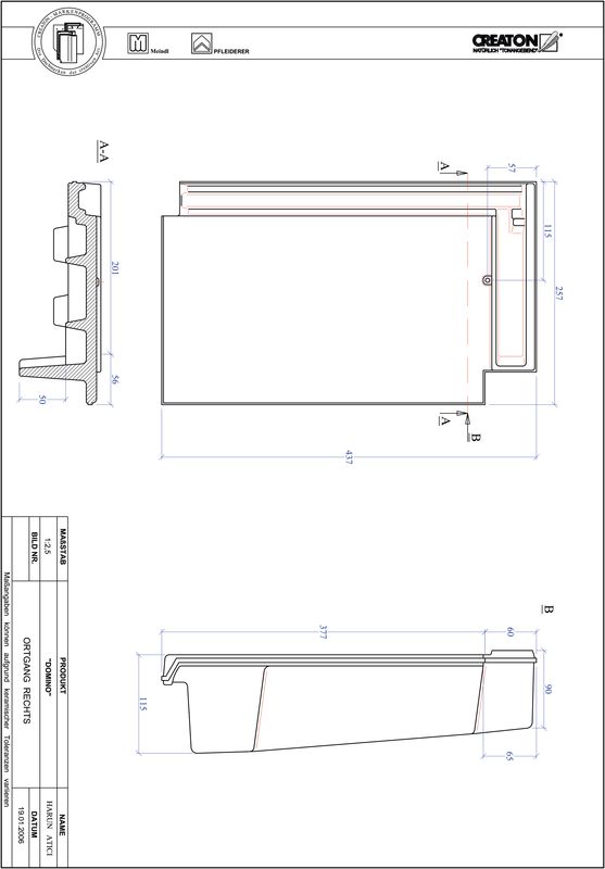 Product CAD file DOMINO verge right OGR