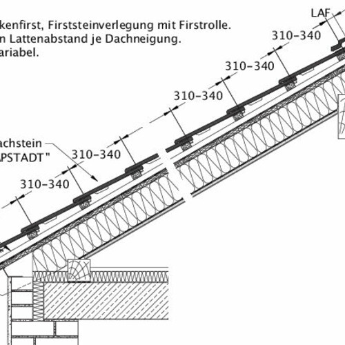 Technische tekening  KAPSTADT DQF LUEFT-EBENE-BDS