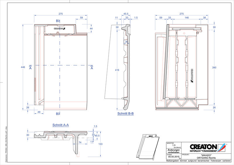 Product CAD file MIKADO verge right OGR