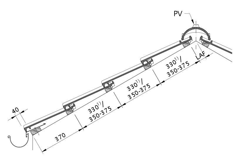 Drawing OPTIMA roof cross-section DQF