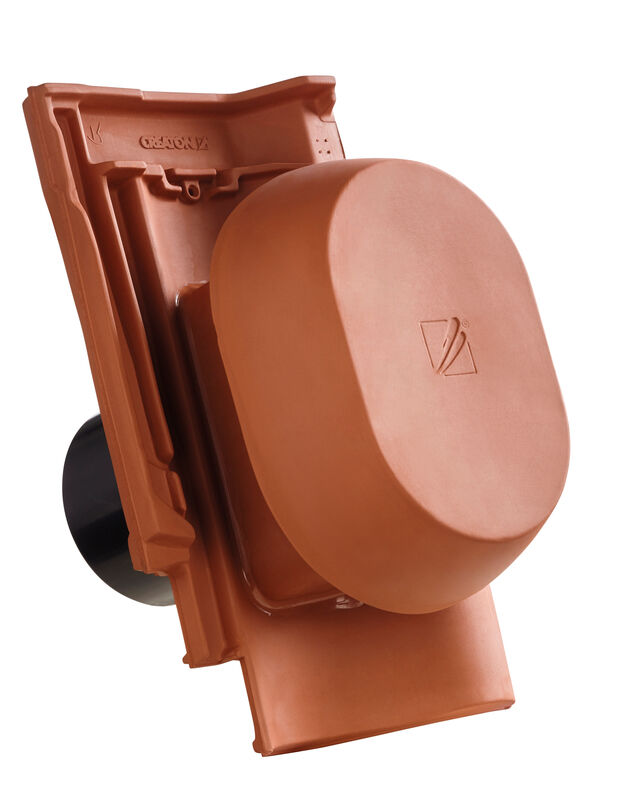 Ventilateur anti-buées SIGNUM SIN en céramique DN 160 mm, adaptateur de raccordement pour sous-toiture inclus