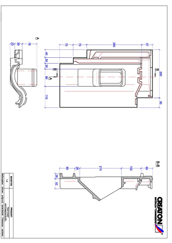 Product CAD file SINFONIE Aerial ANTENNE