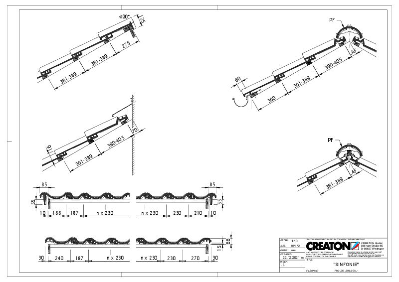 Drawing SINFONIE general view GES