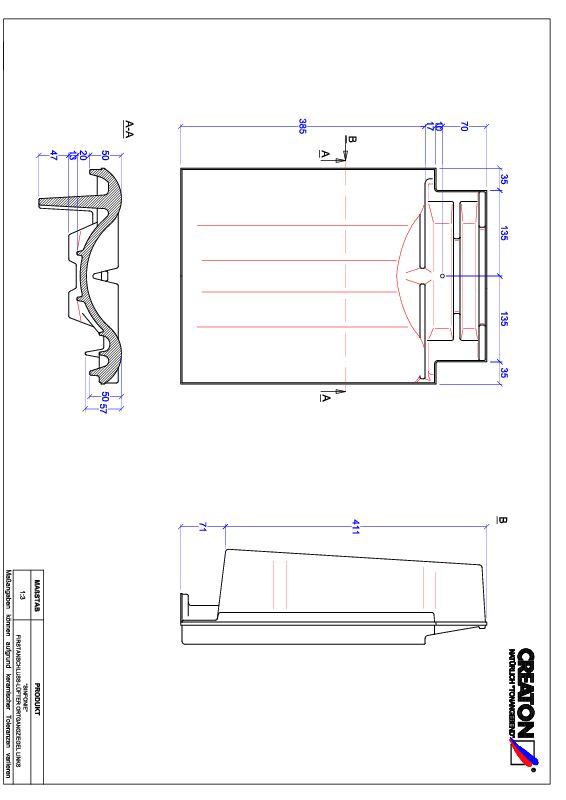 Product CAD file SINFONIE ridge connection ventilator verge left FALOGL