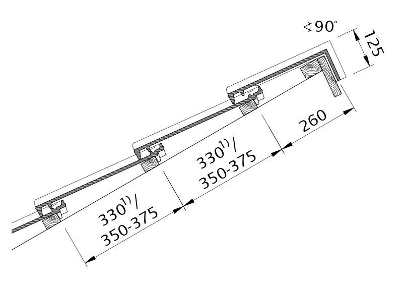 Drawing OPTIMA shed roof version PDA