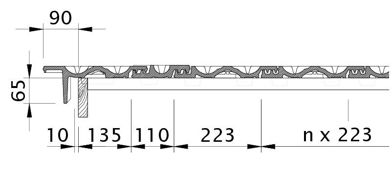 Technische tekening RATIO OBL OBL
