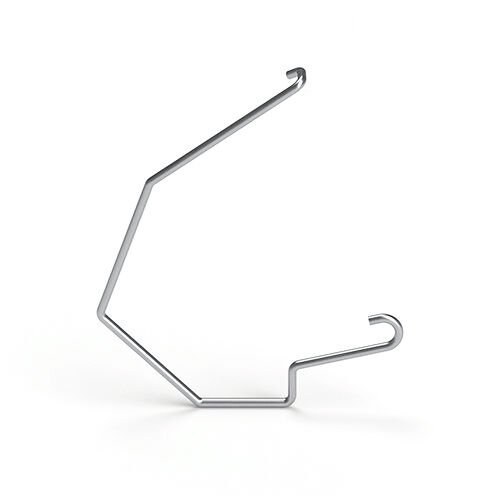 Storm clip in zinc-aluminium, hanger clip for 40/60 battens (SIN)