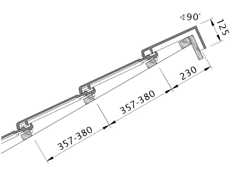 Technische tekening RATIO PDA PDA