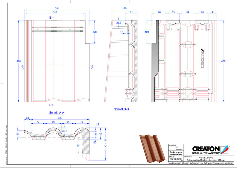CAD file HEIDELBERG gevelpan rechts PRO_CAD_HEI_OGR-120