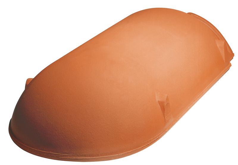 About d’arêtier en céramique à extrémité ronde PZ WER (terre cuite)