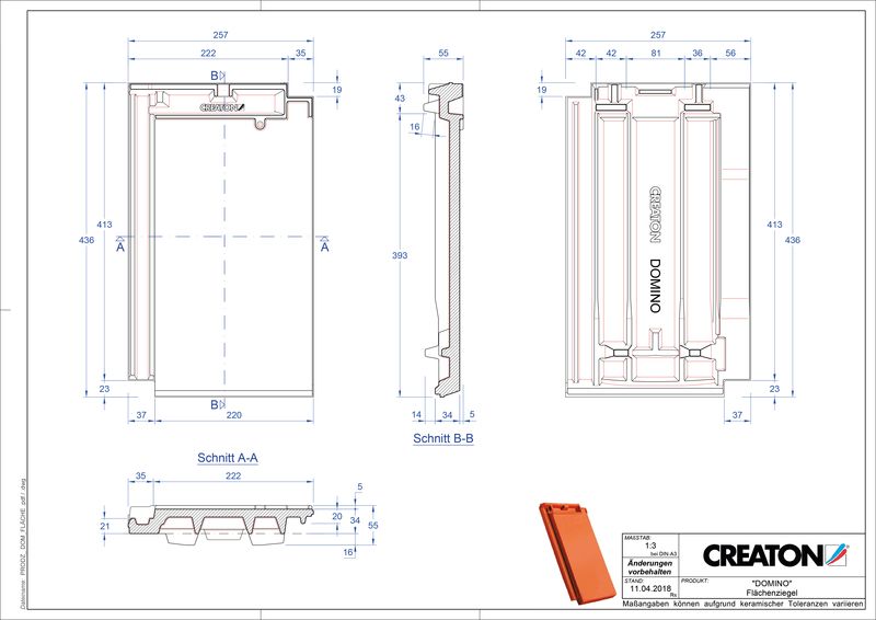 Product CAD file DOMINO field FLA