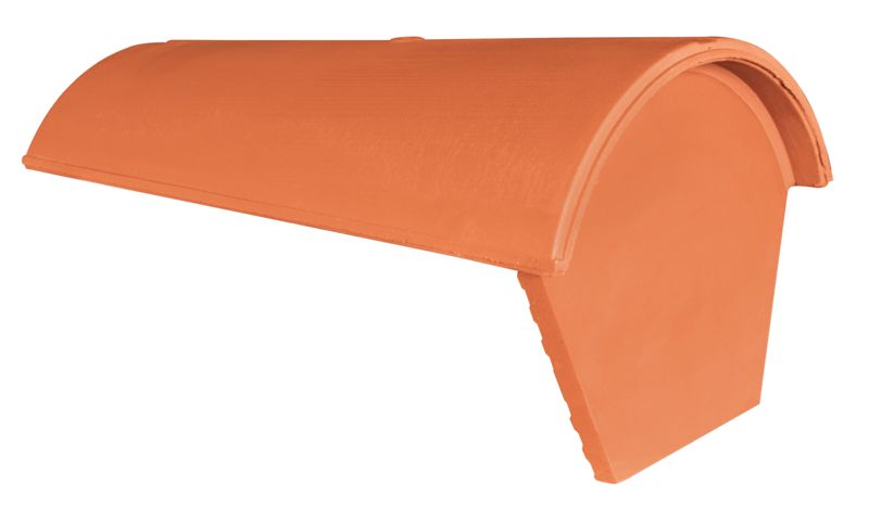 Fronton de fin en céramique avec patte conique PKO GOG (terre cuite)