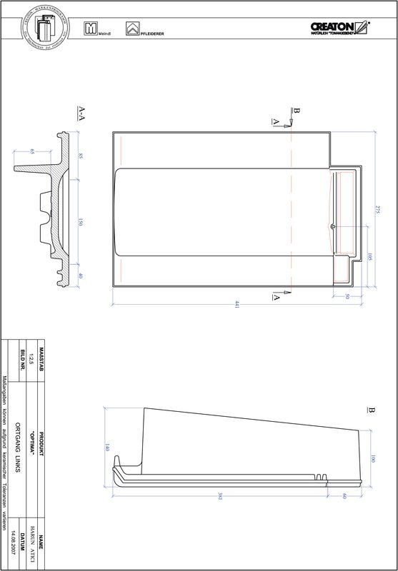 Product CAD file TERRA OPTIMA gevelpan links OGL
