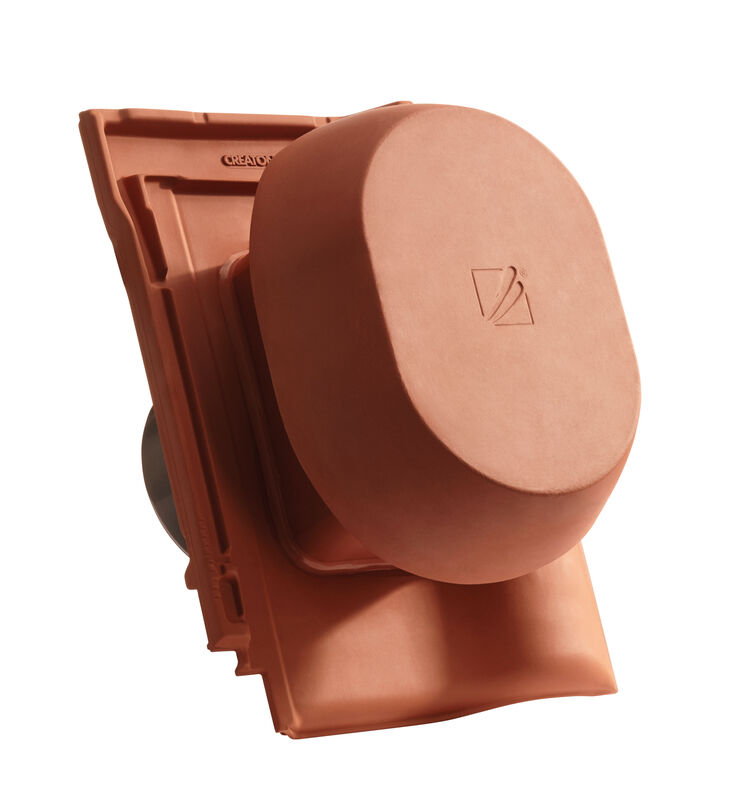 Ventilateur anti-buées SIGNUM MAG en céramique DN 200 mm, adaptateur de raccordement pour sous-toiture inclus