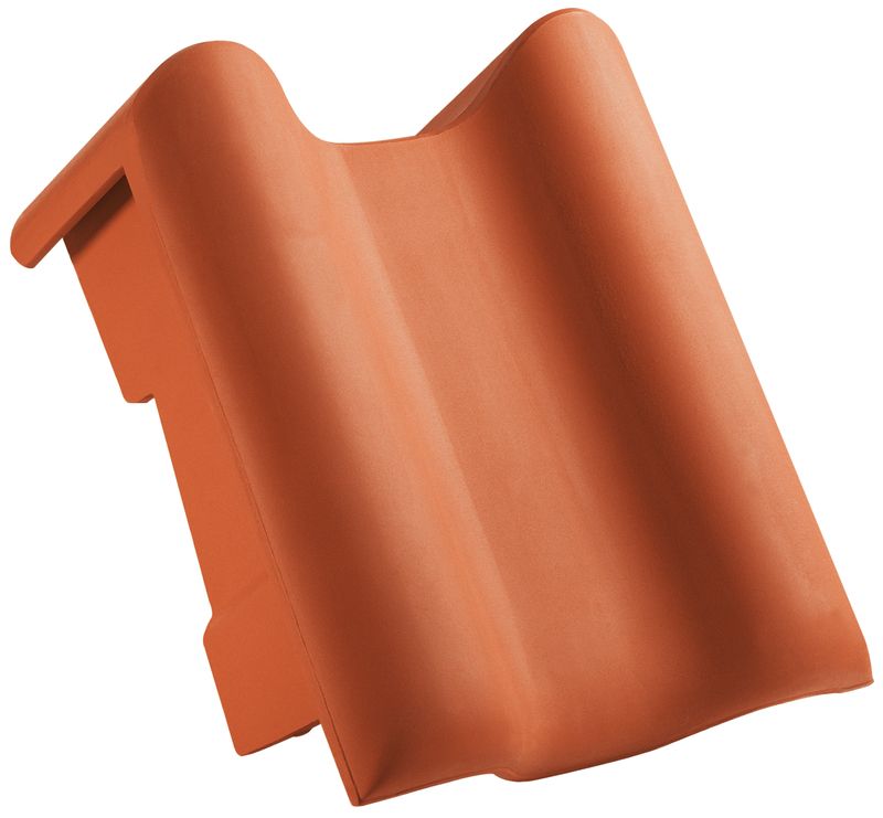 Tuile de rive à appentis garnie standard PRE droite