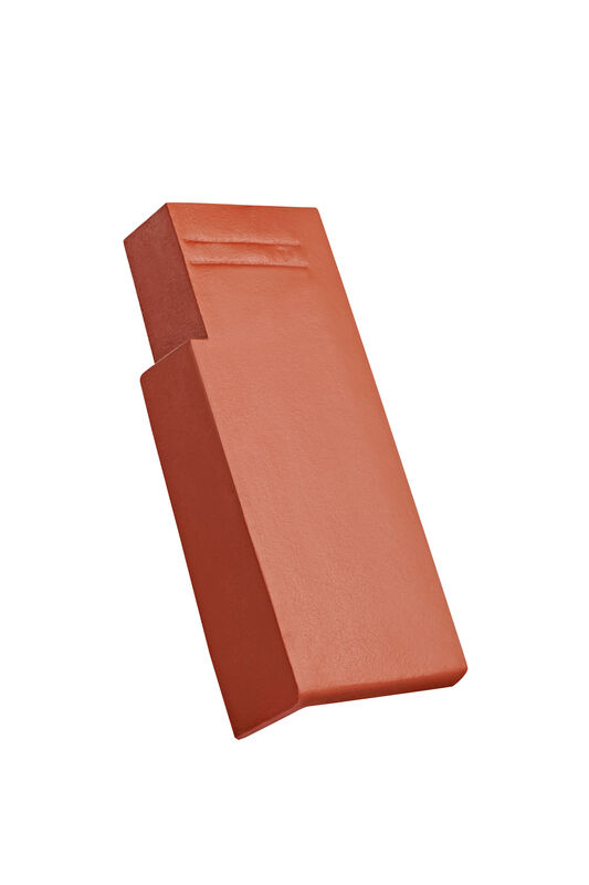 KAP concrete half-width verge tile left 120 mm notch